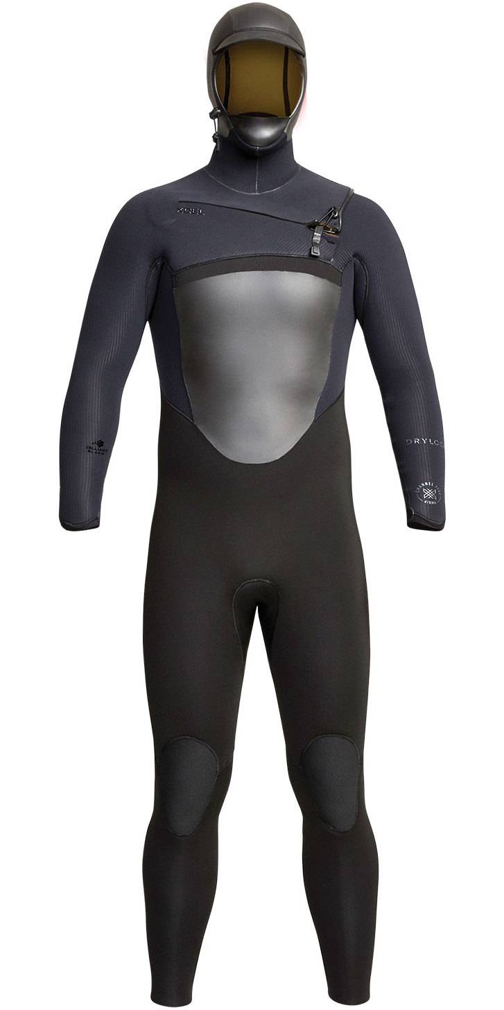2023 Xcel Mens Drylock 6/5mm Hooded Chest Zip Wetsuit MC65DHN